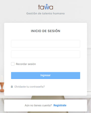 Inicio de sesión y registro