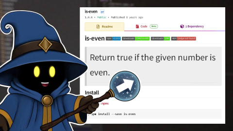 Paquete para ver si un número es par en JavaScript