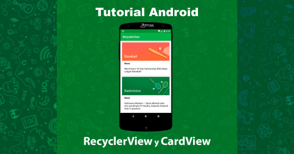 Android: Listas dinámicas usando RecyclerView
