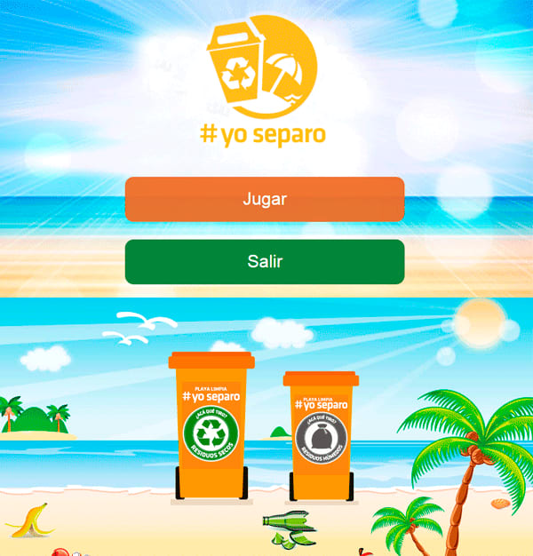 Juego de reciclaje usando Javascript y Canvas