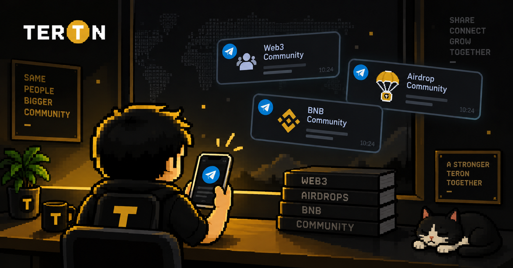 Share Teron with Other Communities
