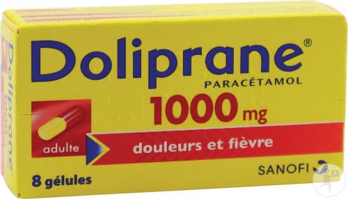 A box of Doliprane