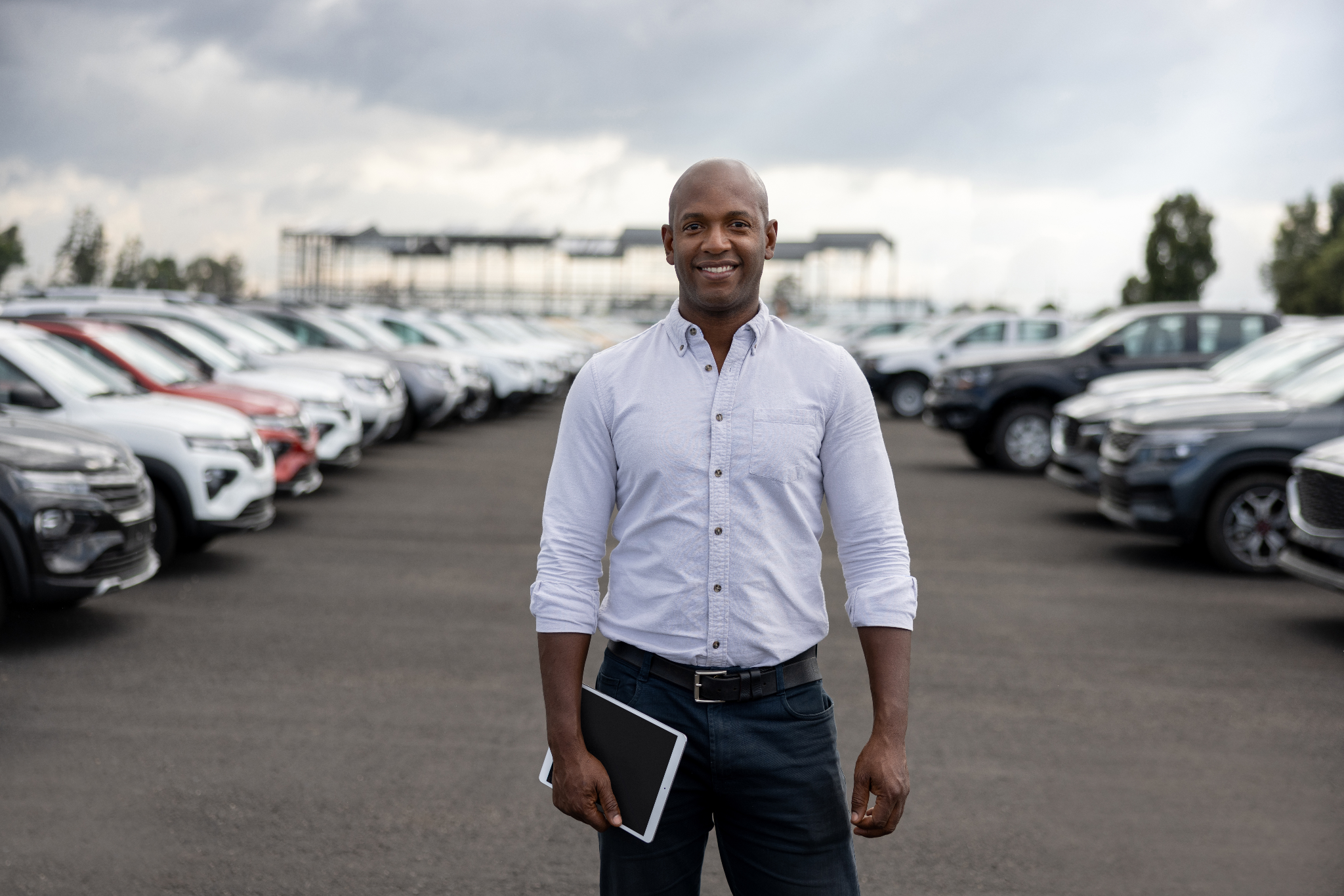 Traditional car dealership