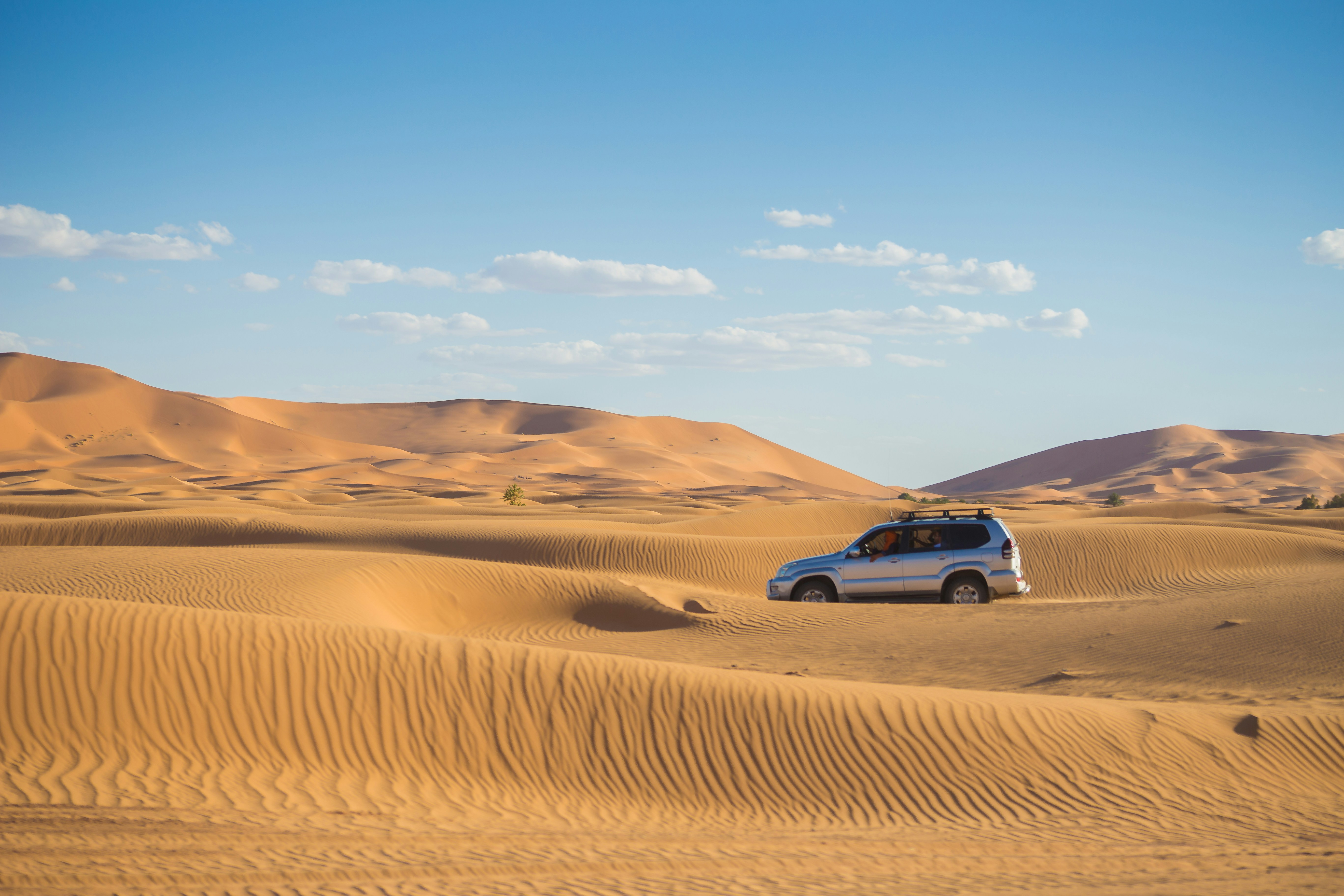 SUV in the desert