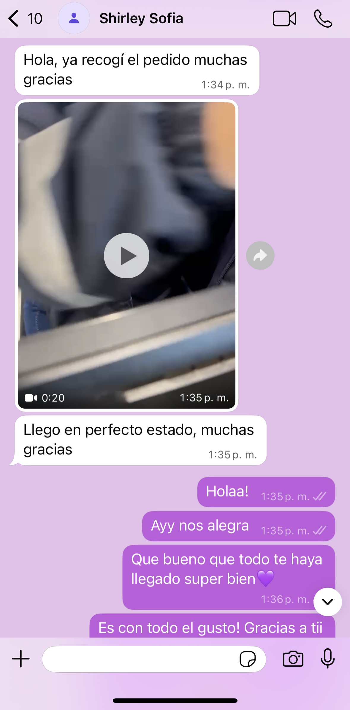 Testimonio Shirley Sofia