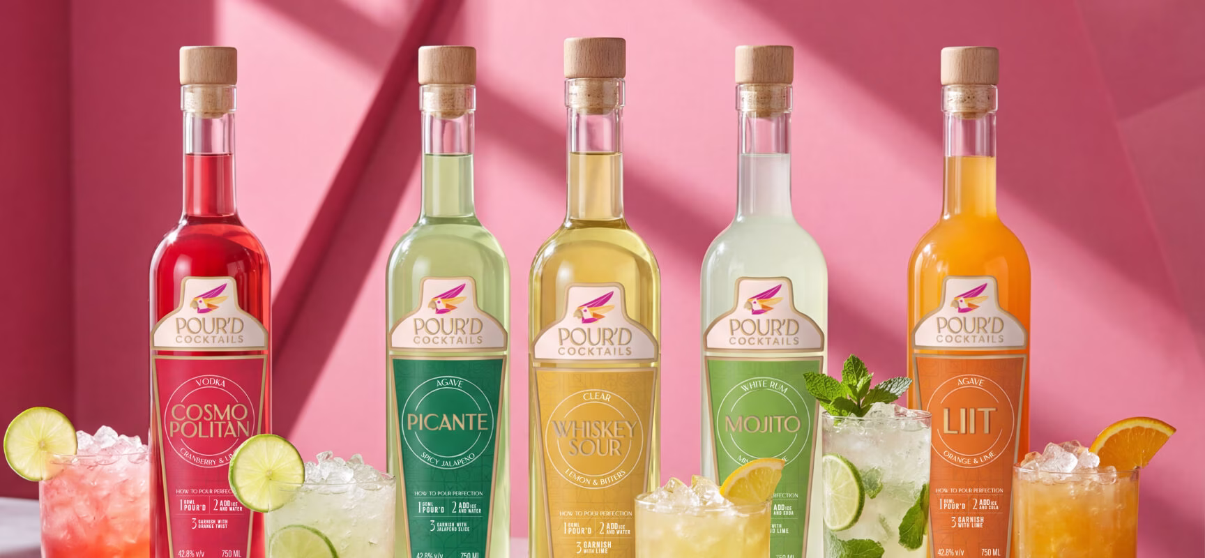 Pour'd Cocktails – Branding & Packaging