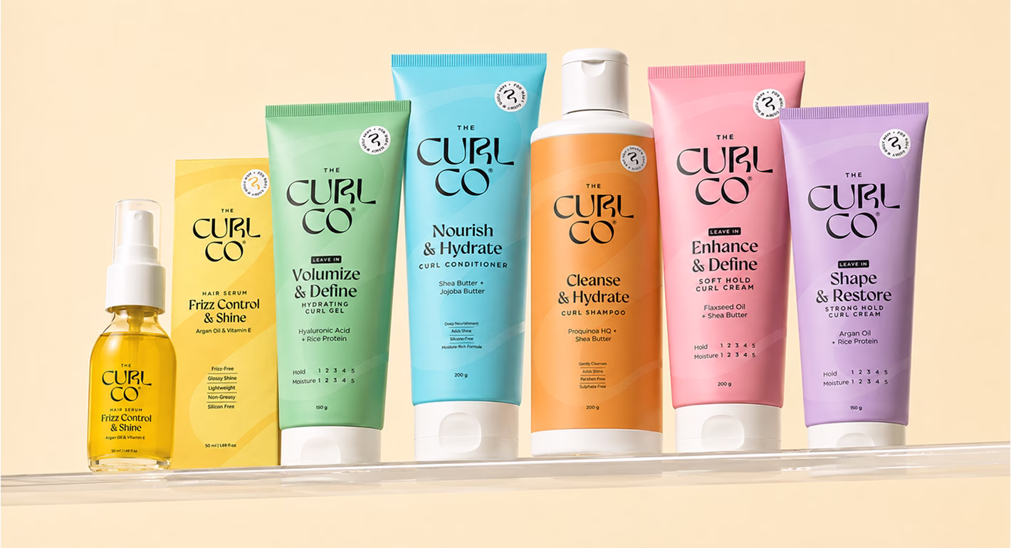 The Curl Co – Packaging redesign & visual hierarchy