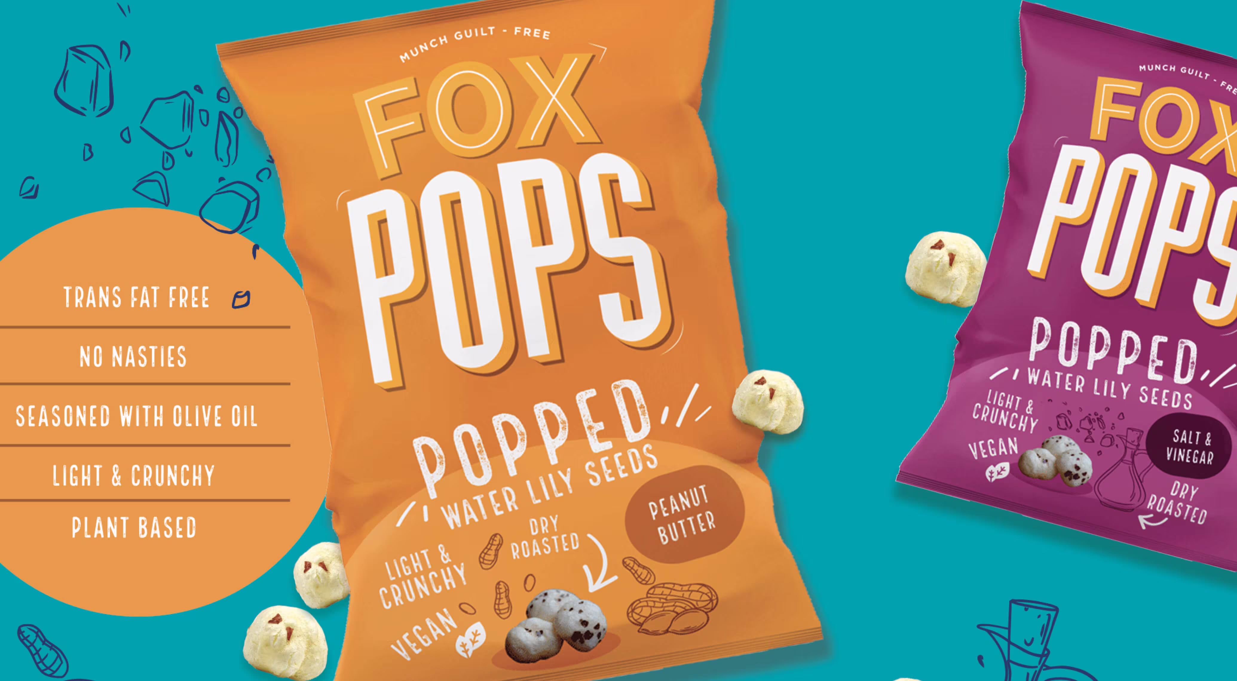 Fox Pops – Packaging showcase and product range