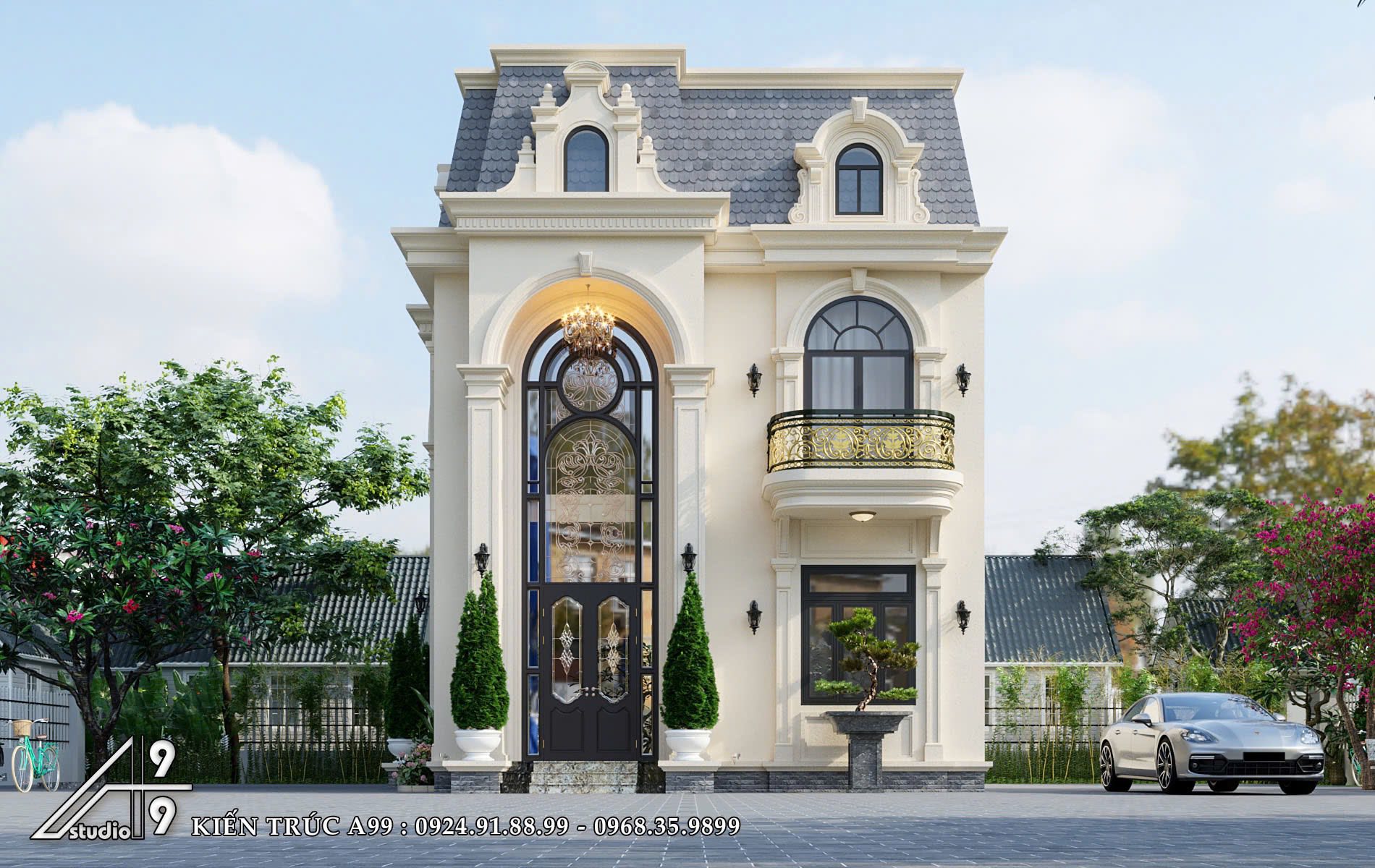 Biệt Thự Tân Cổ Điển Mái Mansard