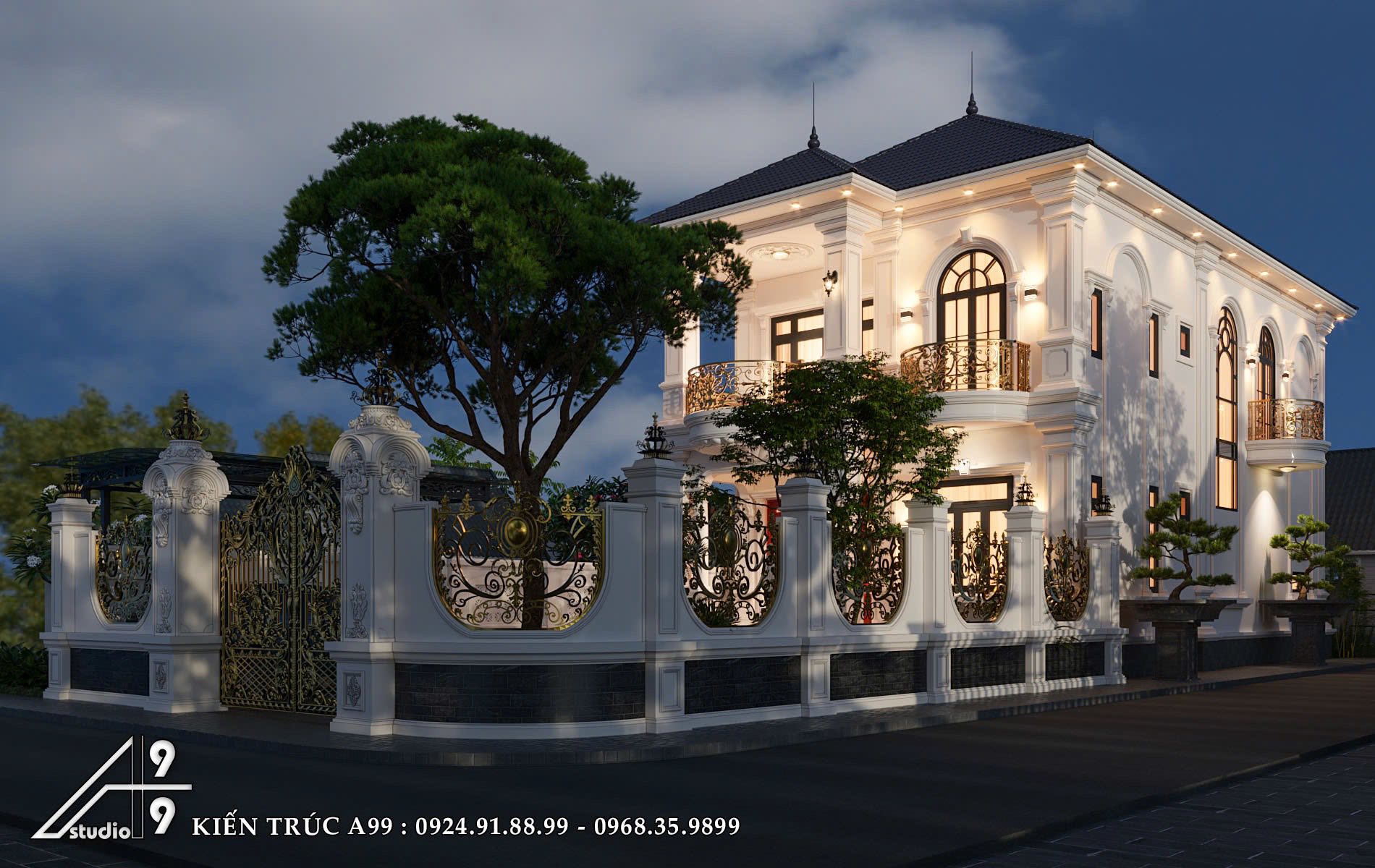 Biệt Thự Tân Cổ Điển Cổng Vàng - hình 3