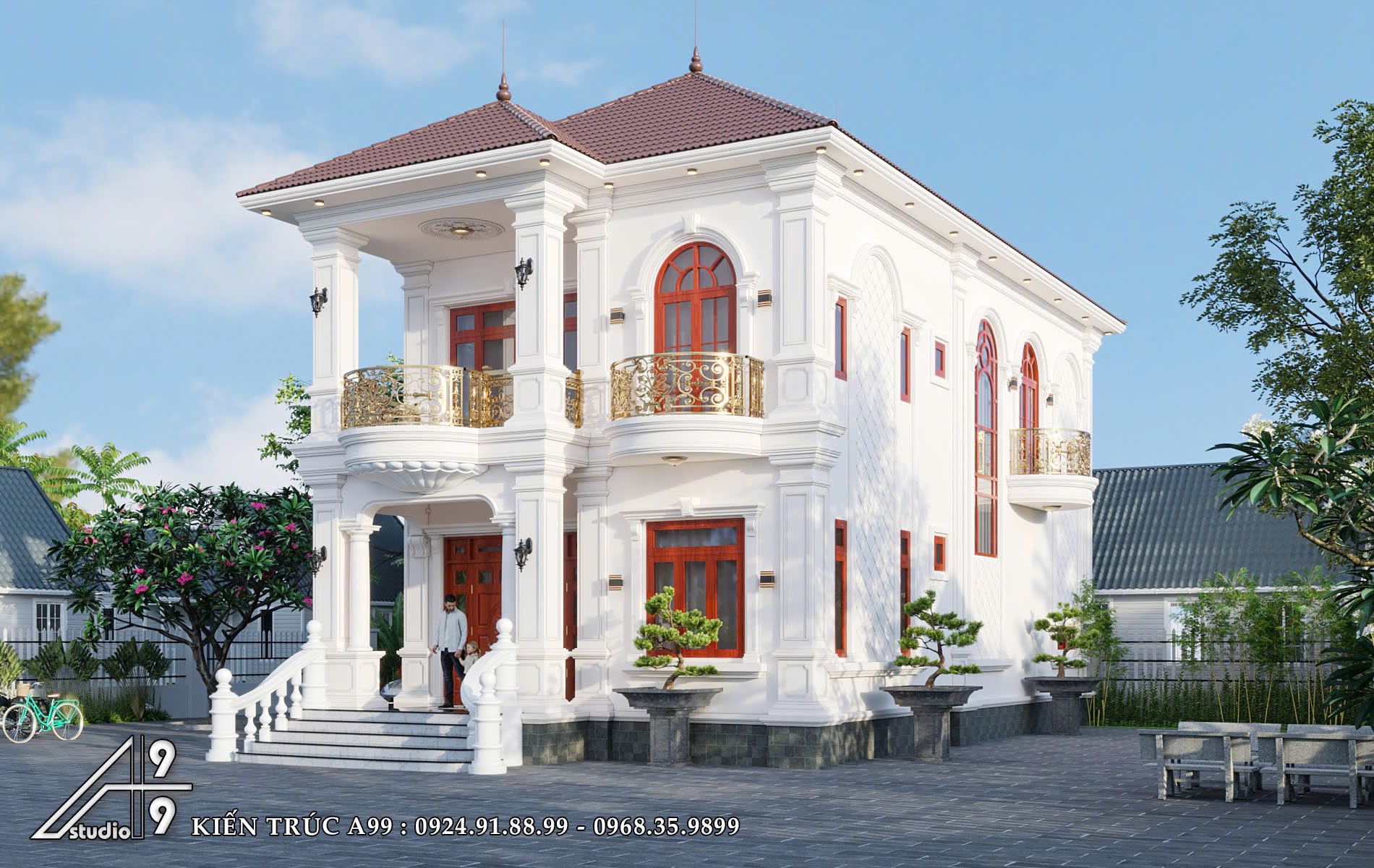 Biệt Thự Tân Cổ Điển Cổng Vàng - hình 6