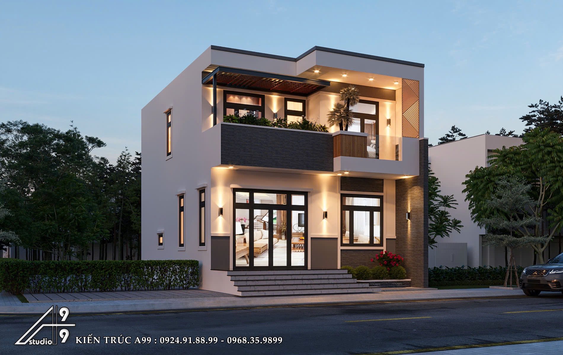 Nhà Phố 2 Tầng Mái Bằng - hình 5