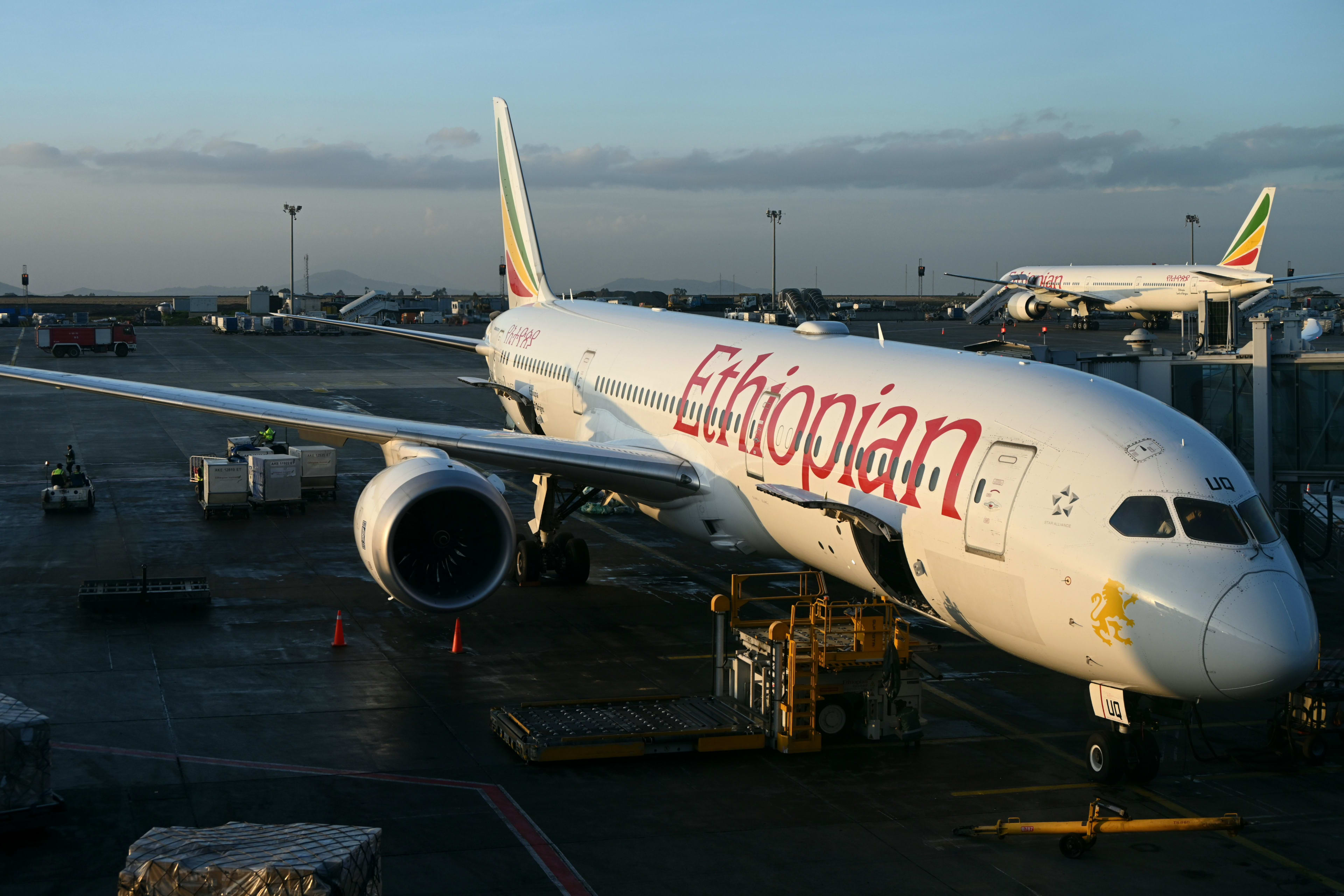 Bole International Airport in Addis Ababa, Ethiopia