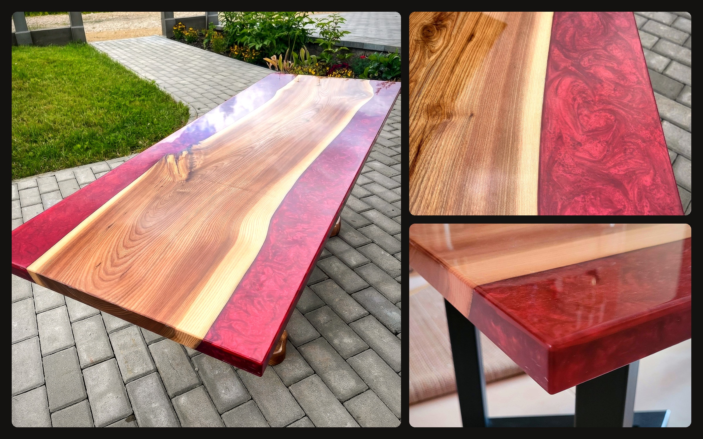 Pink River Live Edge Table