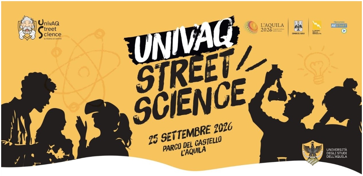 UnivAQ Street Science 2026 – La Ricerca al Centro