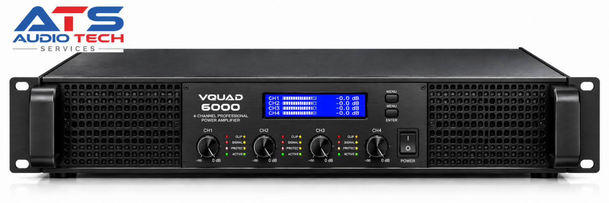 VQUAD 6000 4-Channel Professional Power Amplifier