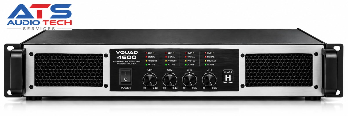 VQUAD 4600 4-Channel Professional Power Amplifier