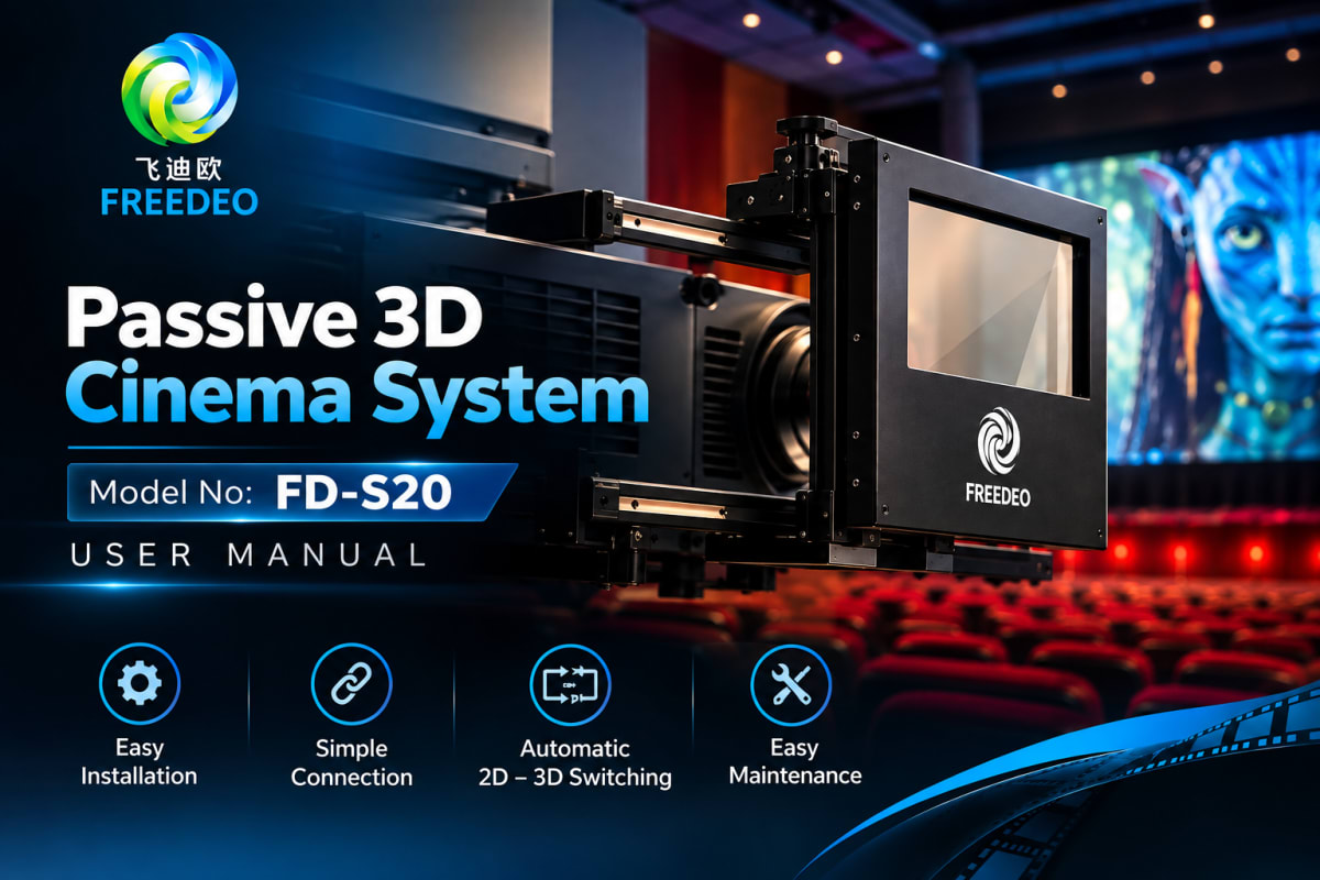 FREEDEO FD-S20 Passive 3D Cinema System