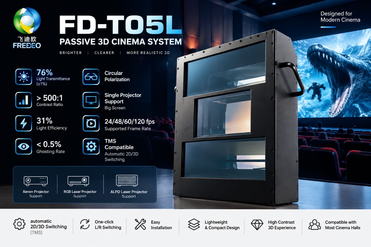 FREEDO FD-T05L Passive 3D Cinema System