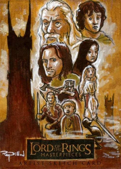 The Two Towers sketch card