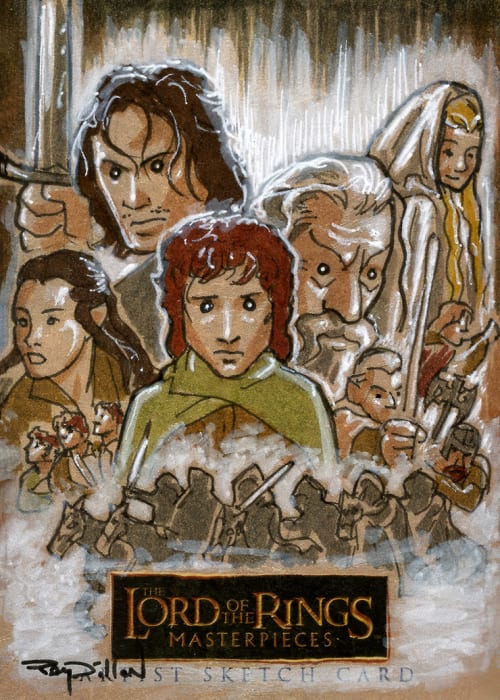 Fellowship of the Ring sketch card