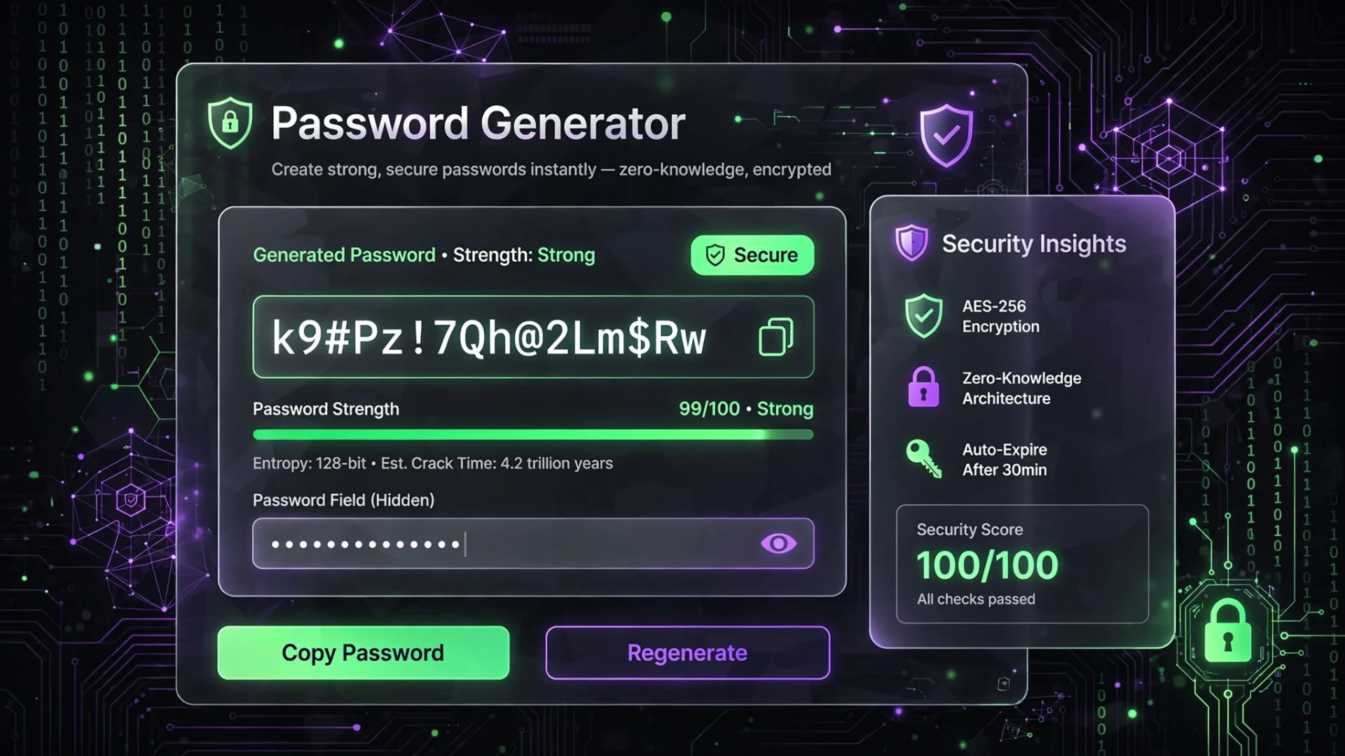 Secure Password Generator: Create Strong Random Passwords 