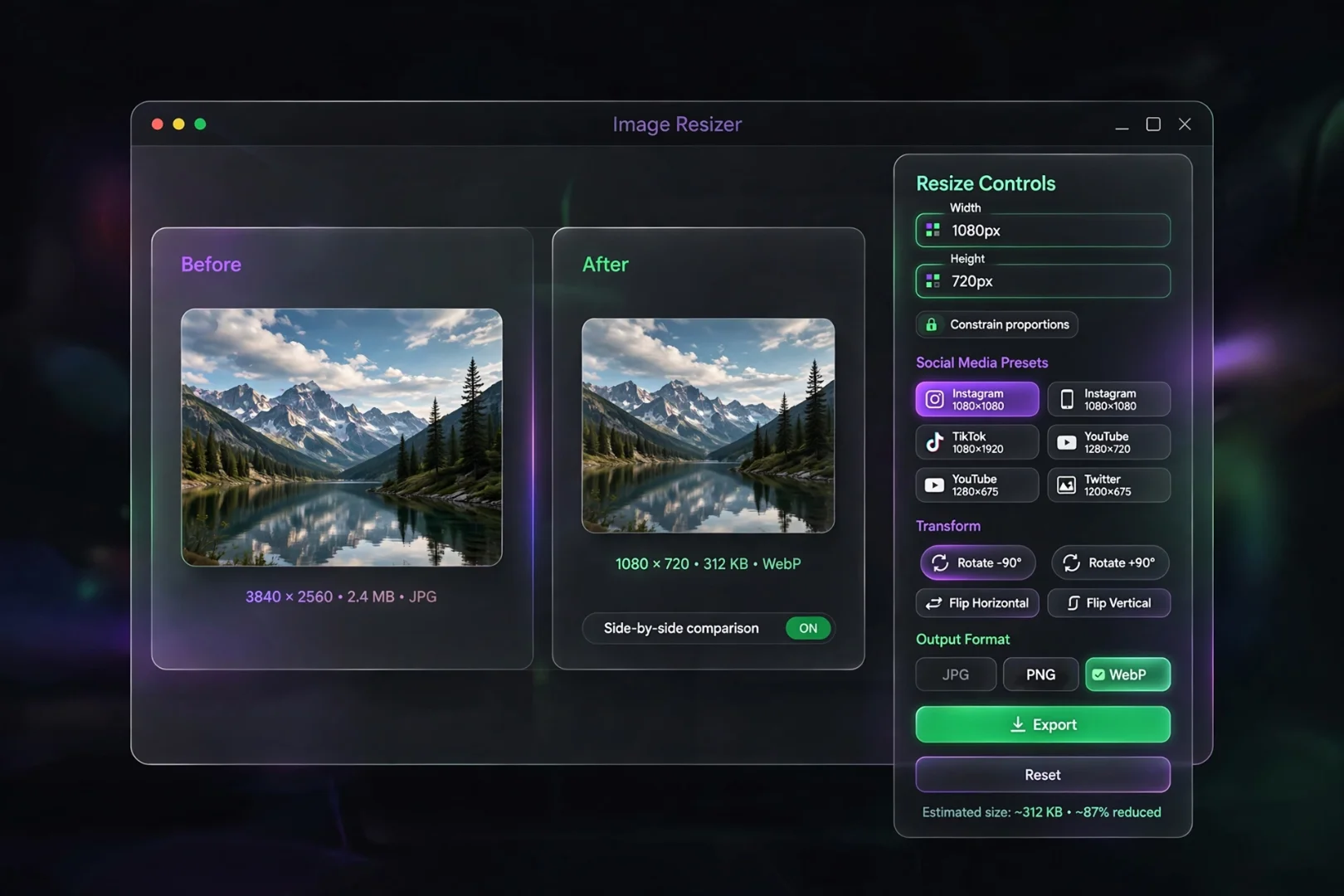 Resize Image Online Free | Fast Image Resizer