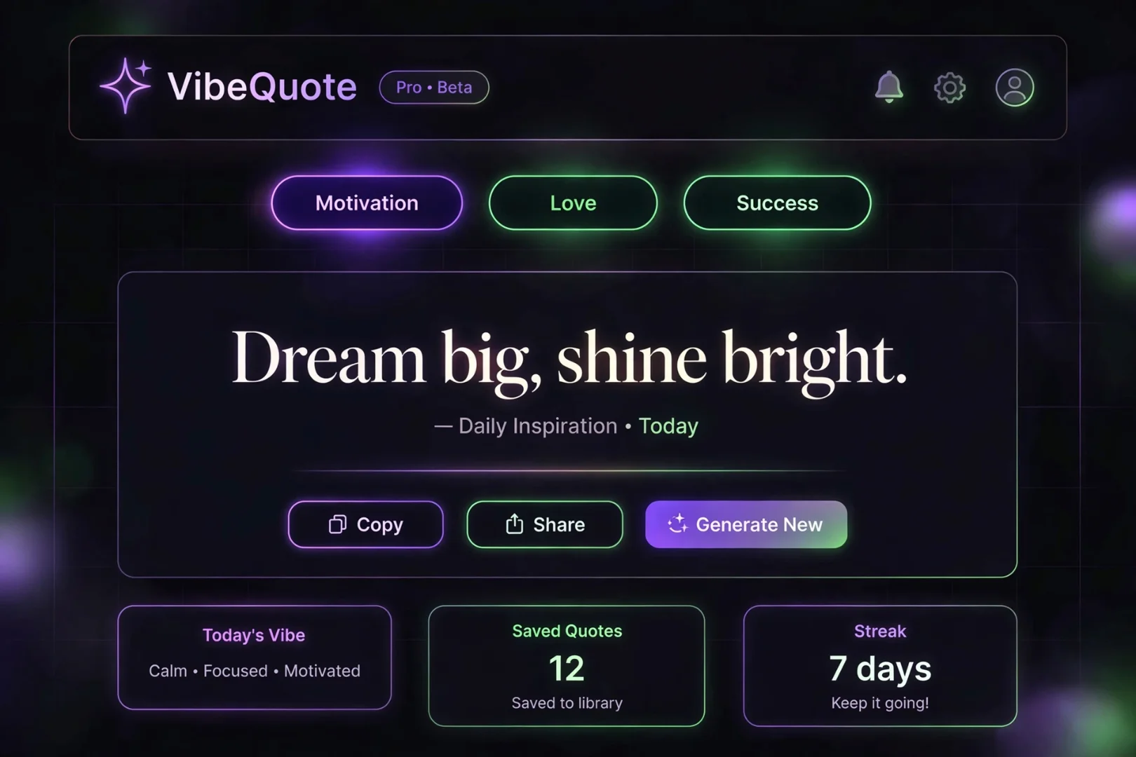 VibeQuote |Explore 5,000+ Quotes Across 10 Categories