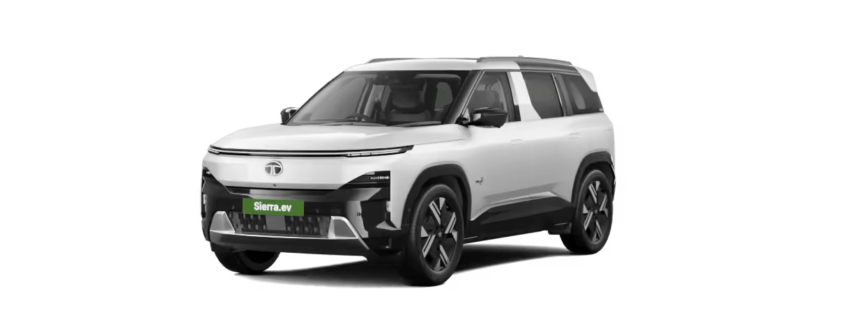 Tata Sierra EV in Pristine White
