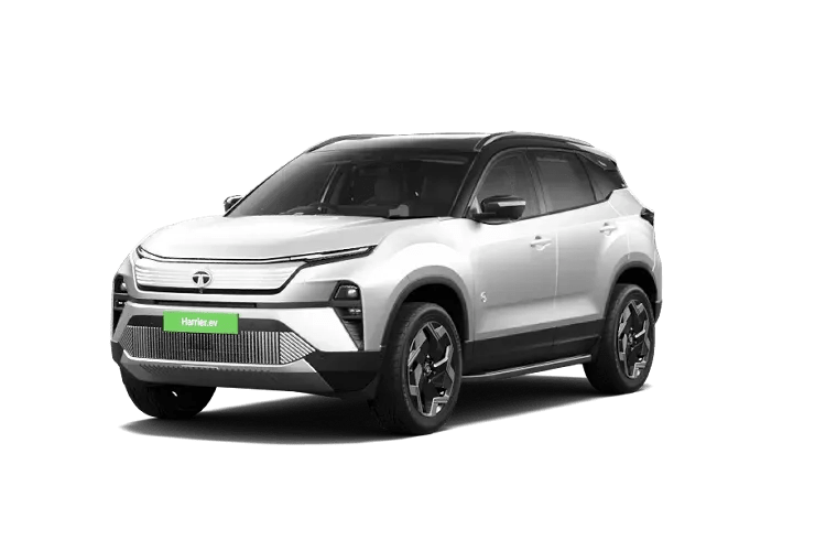 Tata Harrier EV in Pristine White With Dual Tone