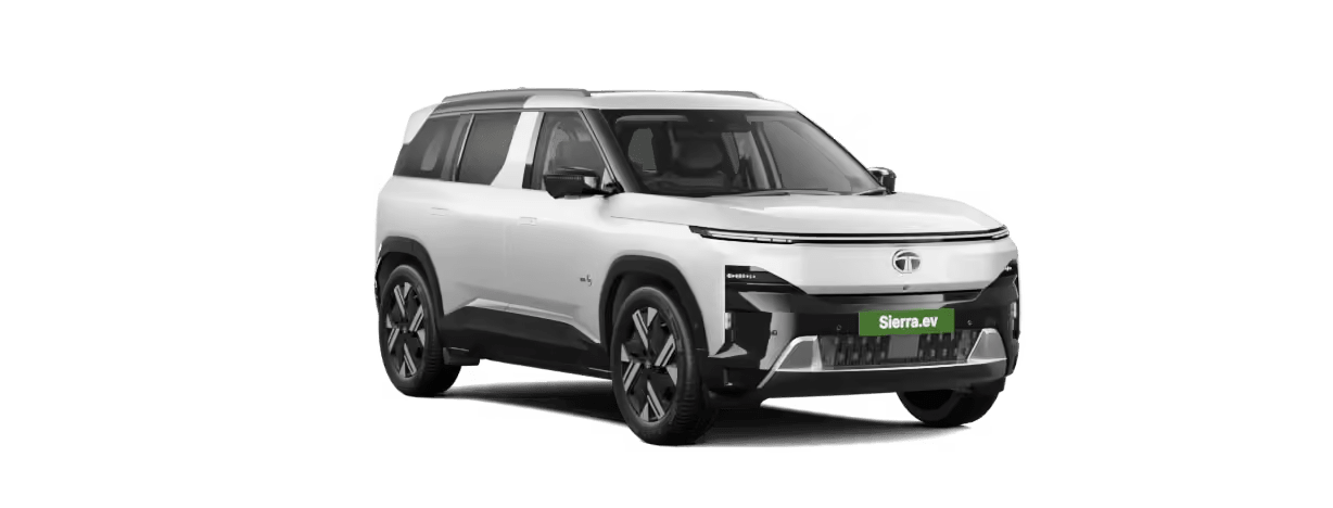 Tata Sierra EV in Pristine White