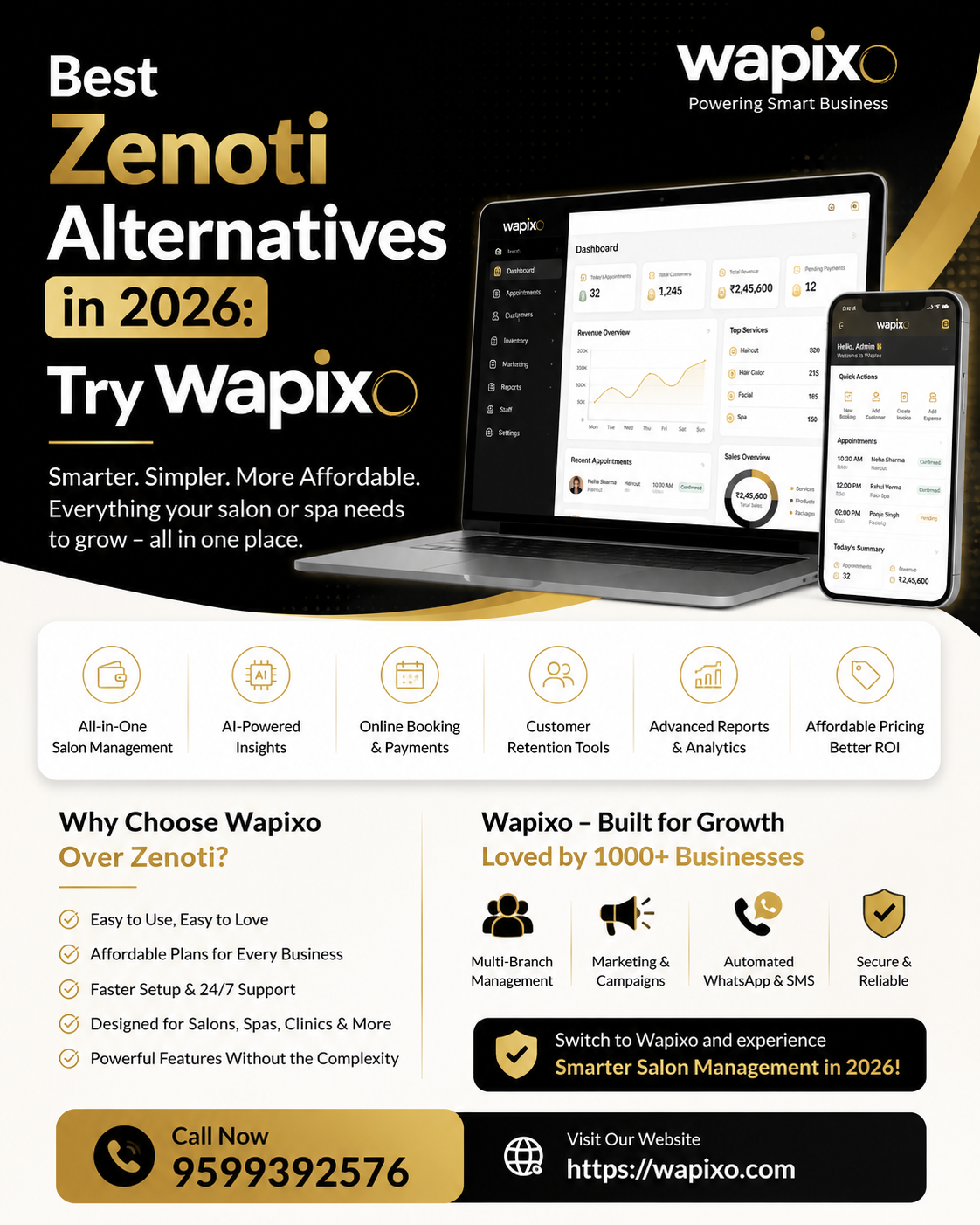 Best Zenoti Alternatives in 2026: Top 10 Salon Management Software Compared