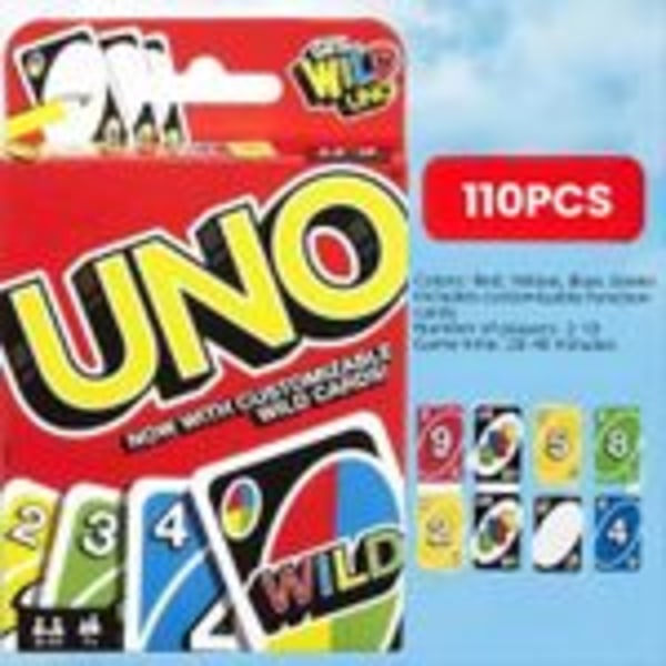 UNO Card Games Family Funny Entertainment Fun Playing Cards Kids Toys Gift Box uno Card Game Kids Toys