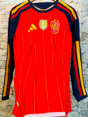 Spain Home Kit Full Sleeve (2 Star) With Champion Badge thumbnail 1