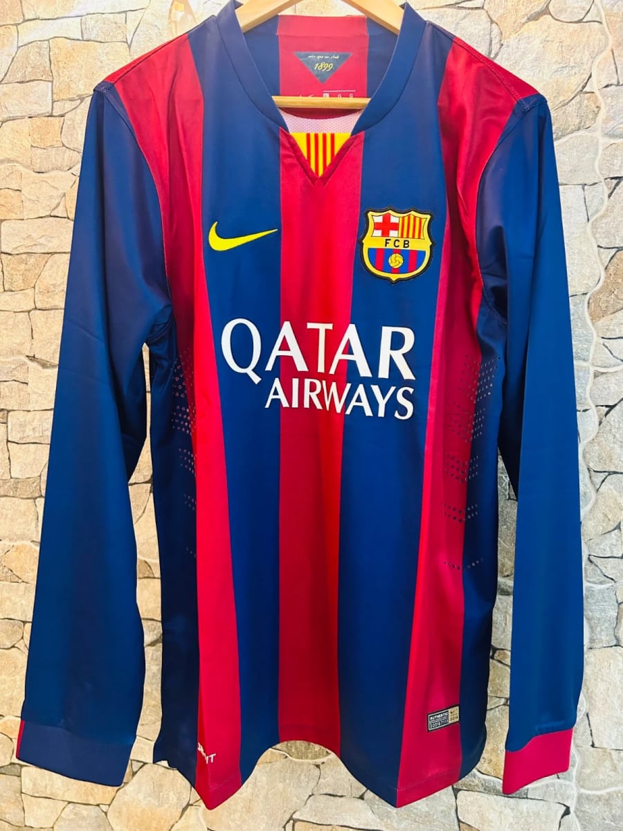 Barcelona Home Kit Full Sleeve 14/15 Season image 1