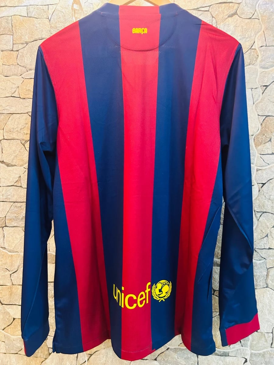 Barcelona Home Kit Full Sleeve 14/15 Season image 3