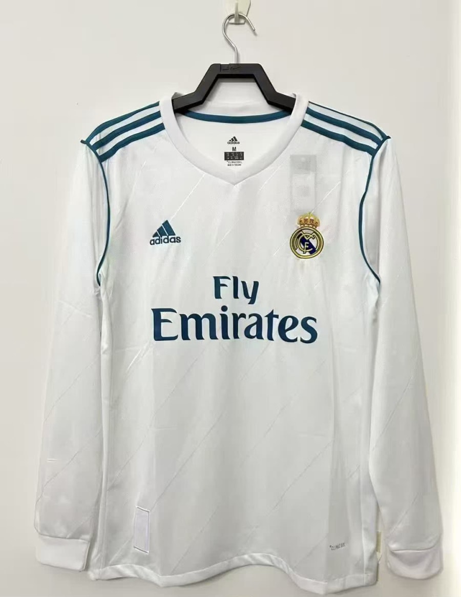 Real Madrid Home Kit Full Sleeve 17/18 Season image 1