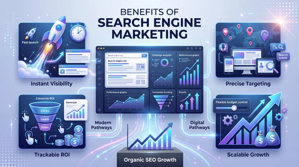 Benefits Of Search Engine Marketing Benefits Of Search Engine Marketing