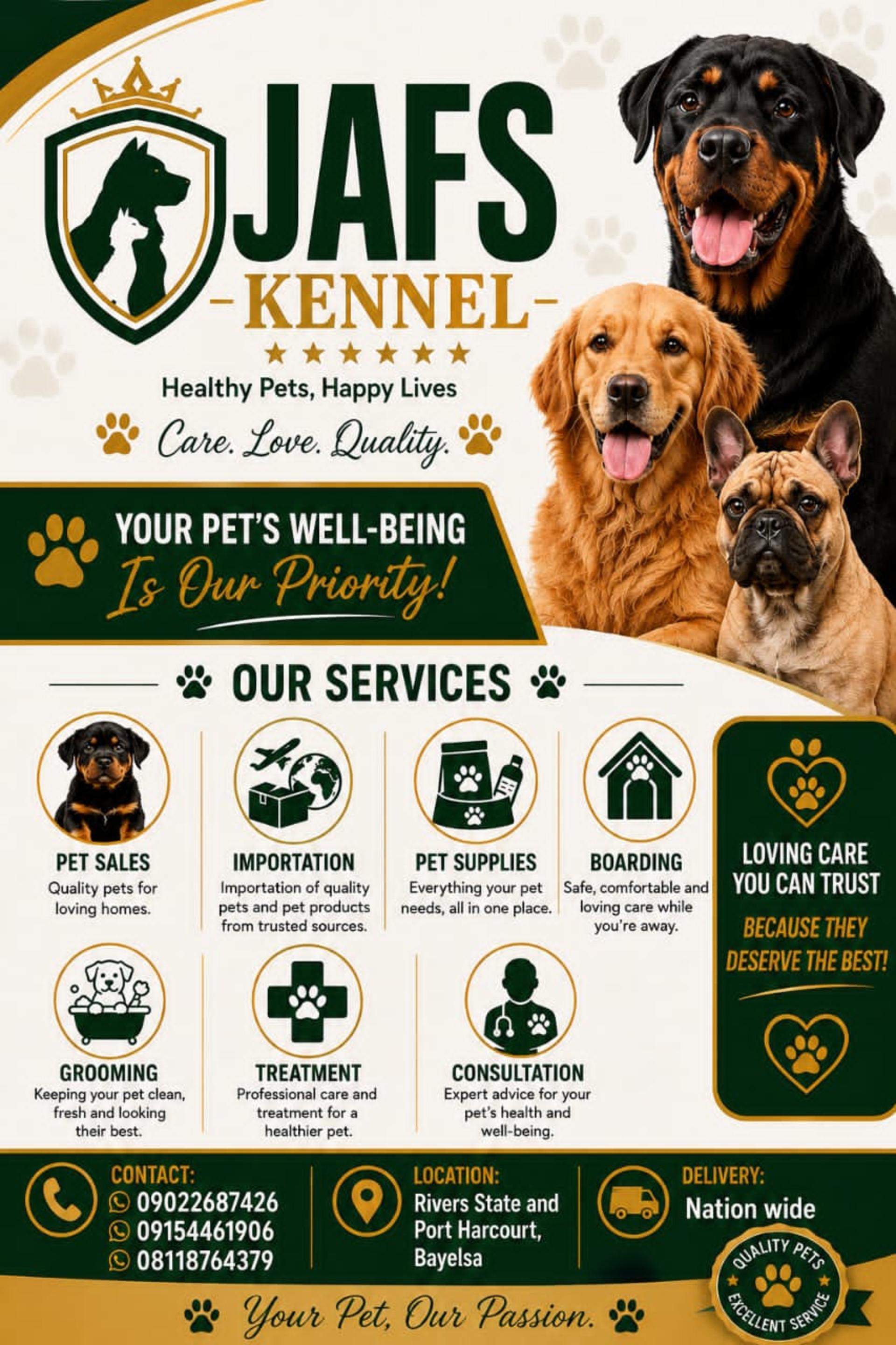 JAFS Kennel photo