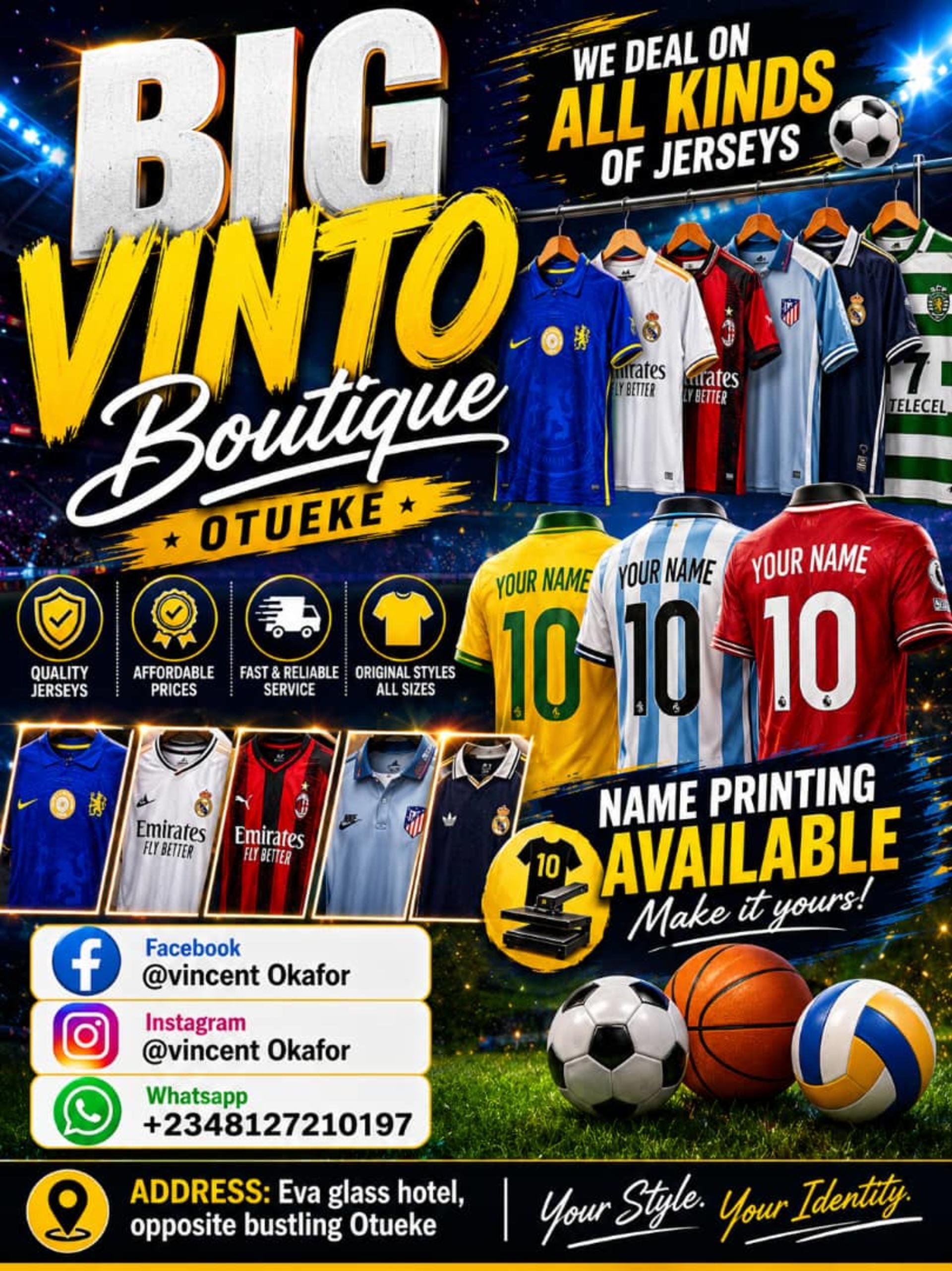 Big Vinto Boutique Otuoke photo