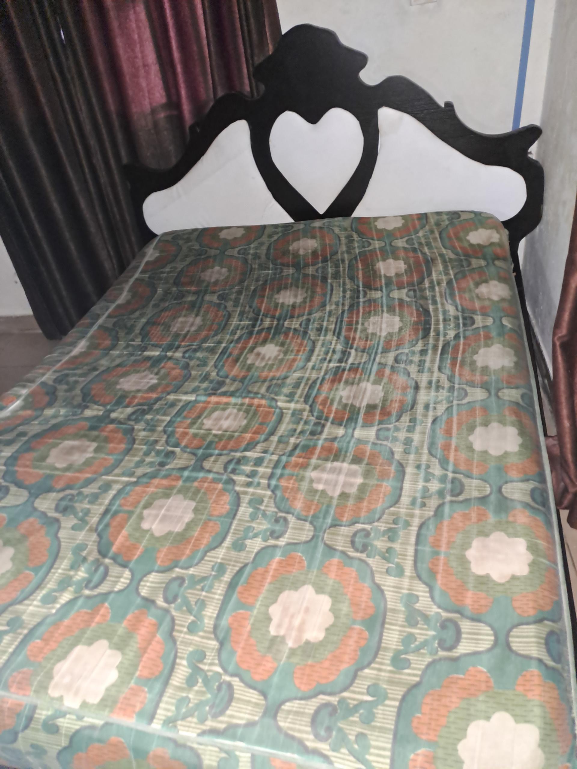 Bed and Bedframe (14 inches Solid Foam)