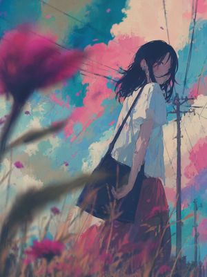 Cinematic Moment of Fate Re-creation AI image template preview