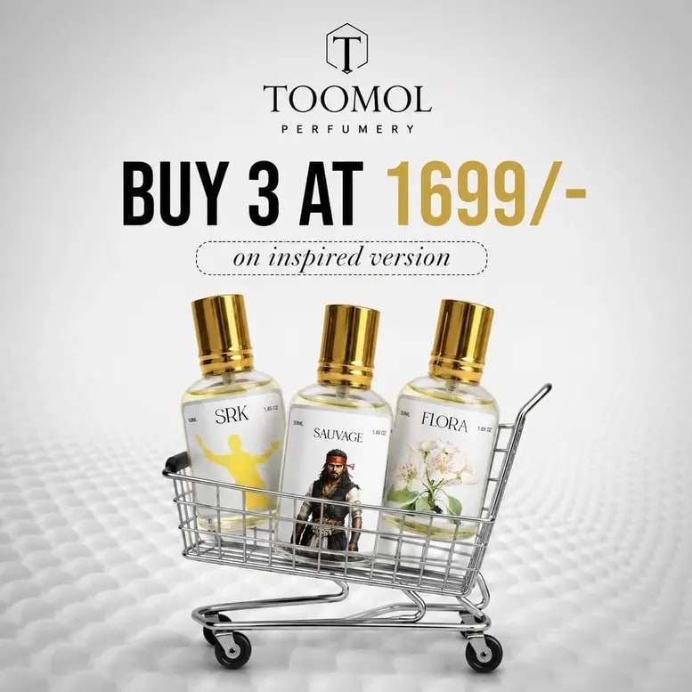 Buy Any 3 (50ml Each) Perfumes for ৳1699