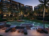 Thumbnail: Essenza Paiva pool lit up at night