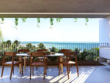 Thumbnail: Terrace with dining table and ocean view