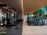 Thumbnail: Ateliê do Corpo, full gym with treadmills and garden view