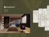 Thumbnail: Floor plan of the 4-suite apartment, 185 m² (typology already sold out)
