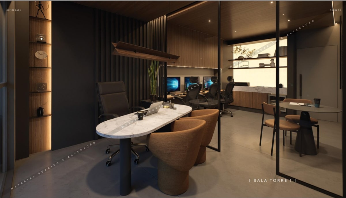 Planta de sala da Torre 1