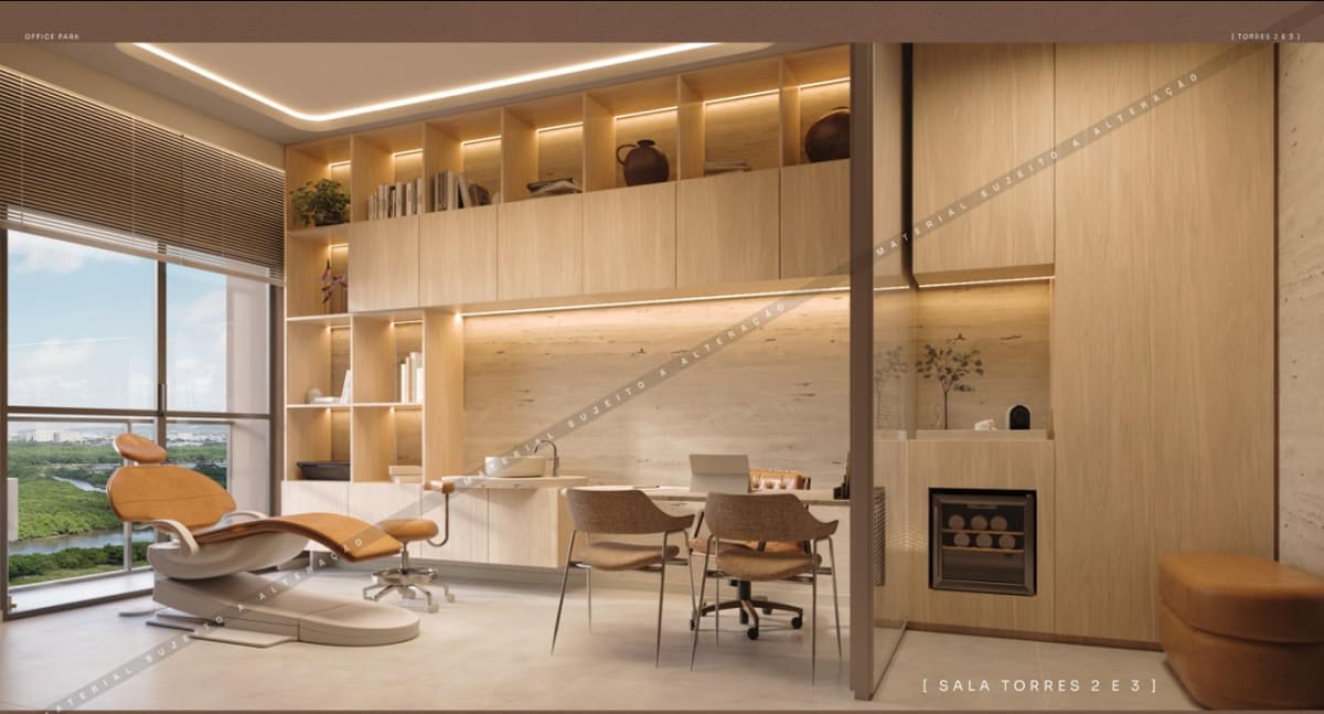 Planta de sala das Torres 2 e 3