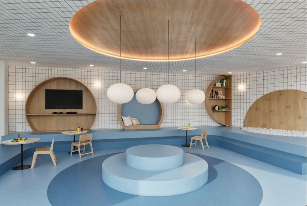 Themed kids' playroom